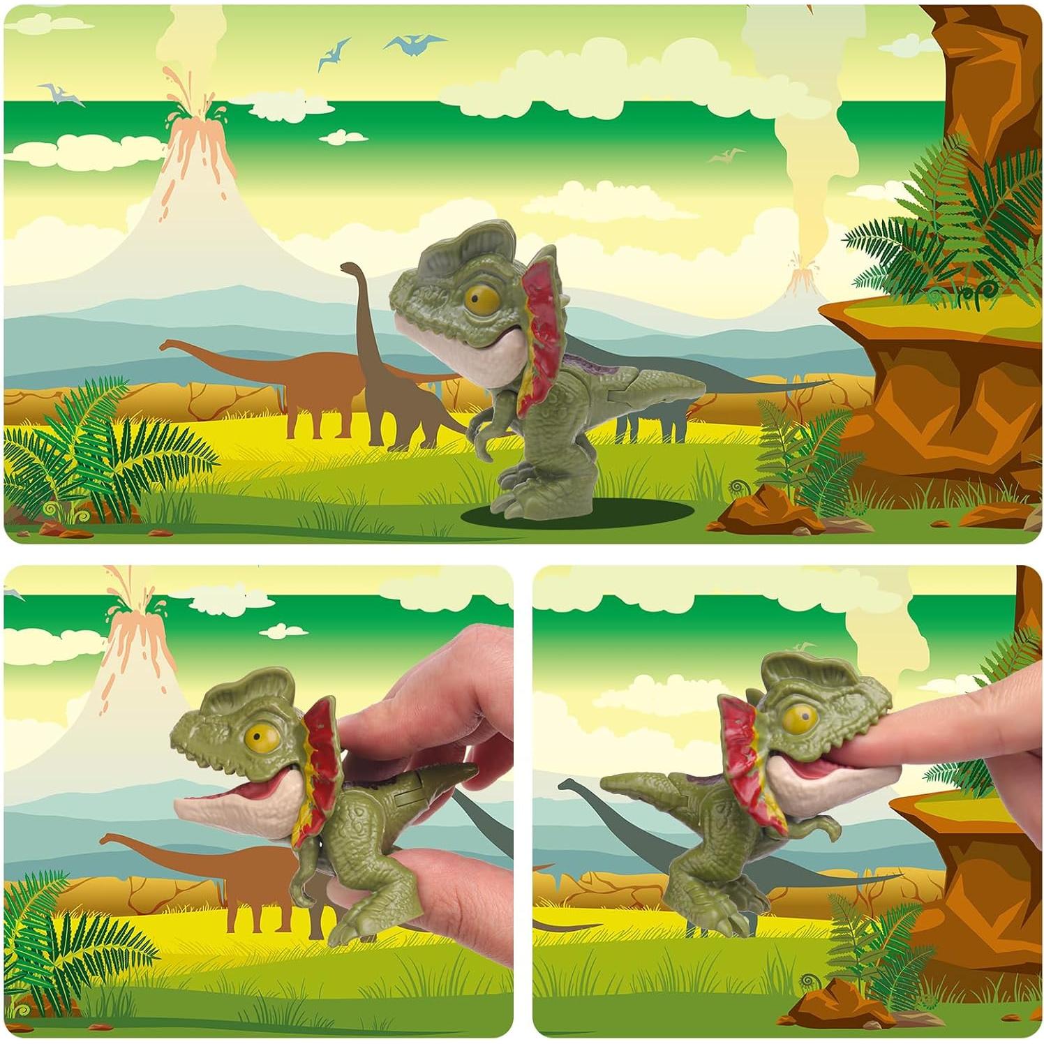 Juguetes de Dinosaurios para Dedos Zwish - 6 Piezas Creativas