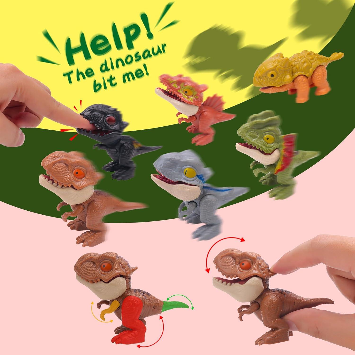 Juguetes de Dinosaurios para Dedos Zwish - 6 Piezas Creativas