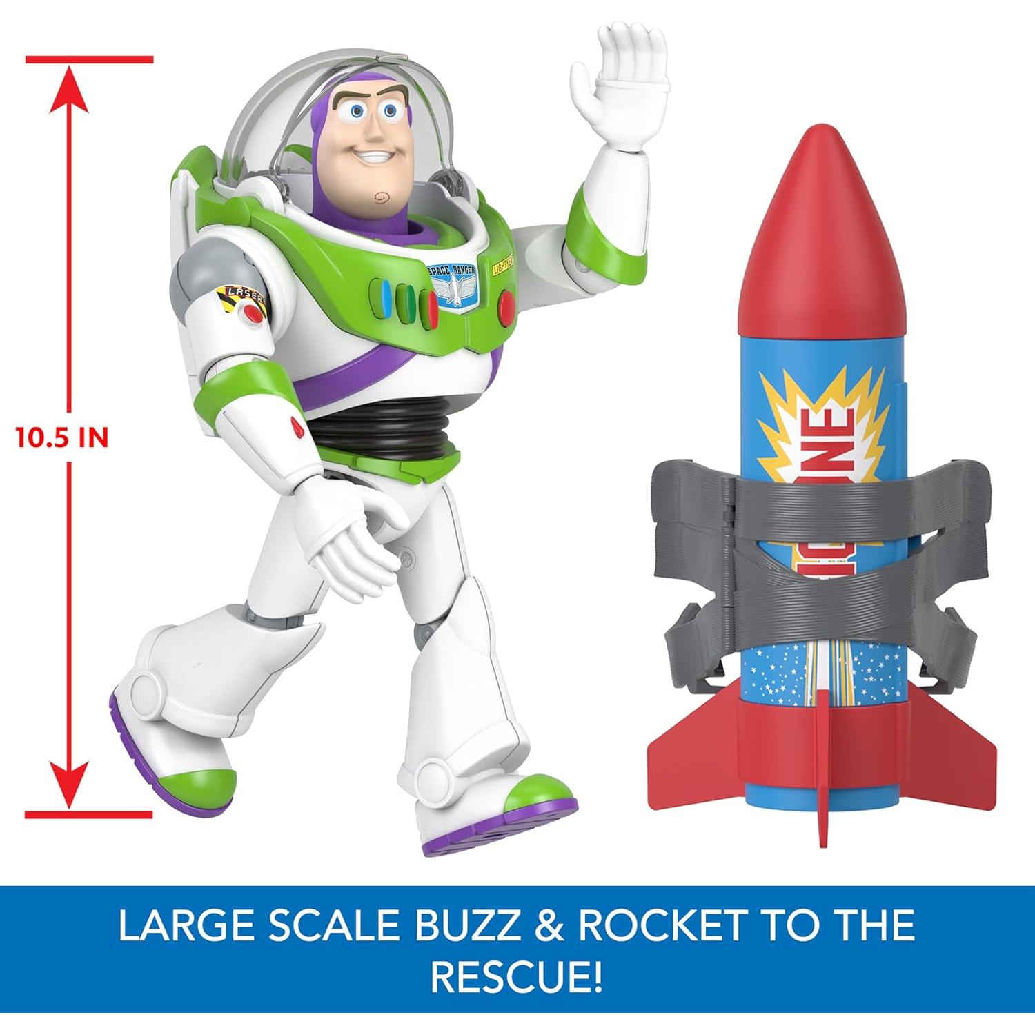 Figura de acción Buzz Lightyear Mattel 30.48 cm con sonidos