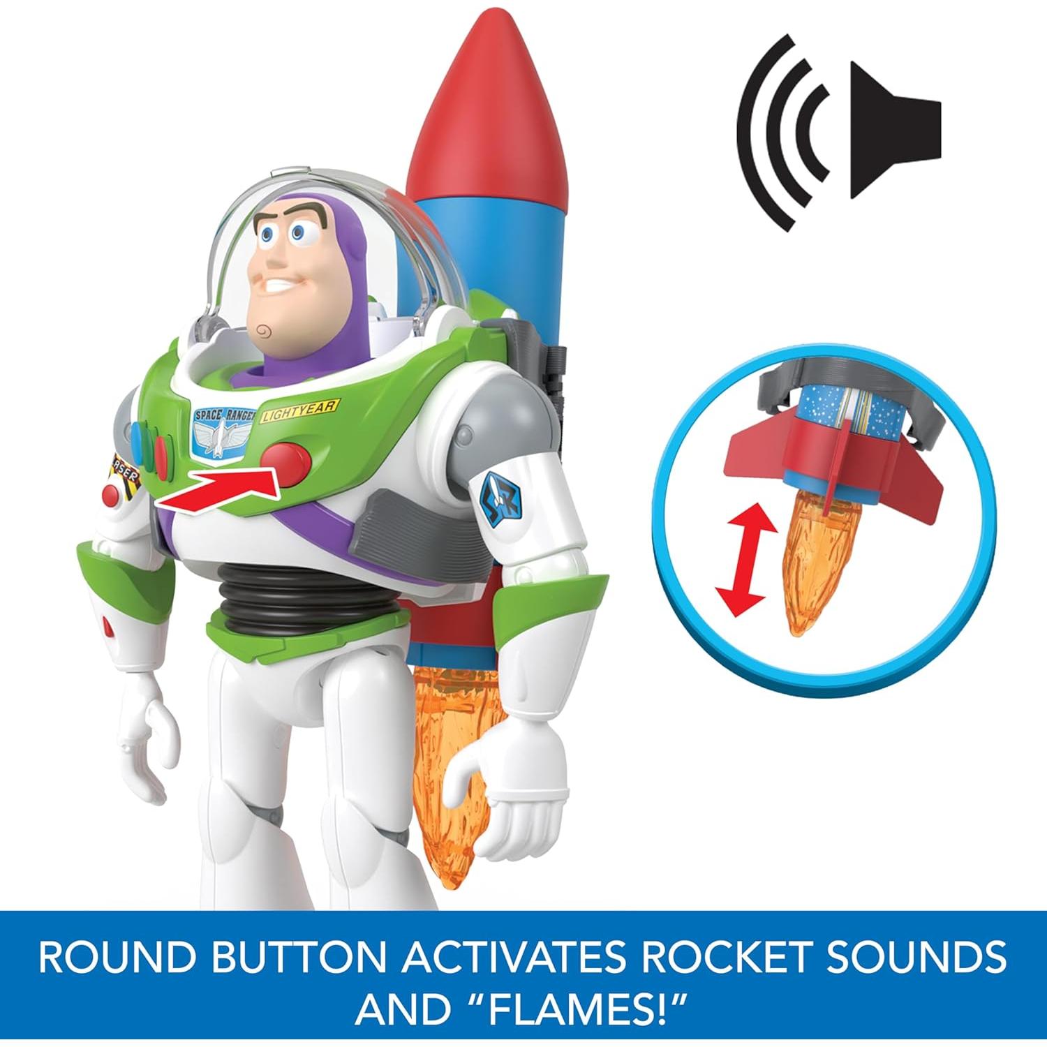 Figura de acción Buzz Lightyear Mattel 30.48 cm con sonidos
