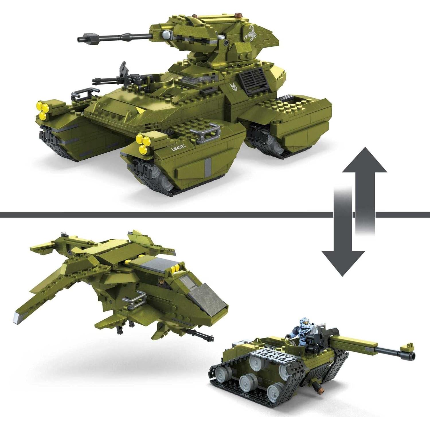 Set de Construcción MEGA Halo Tanque Scorpion UNSC 993 Piezas