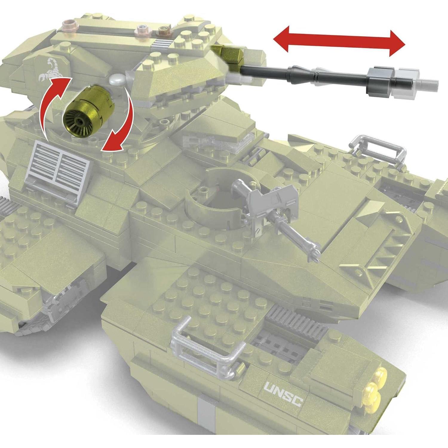 Set de Construcción MEGA Halo Tanque Scorpion UNSC 993 Piezas