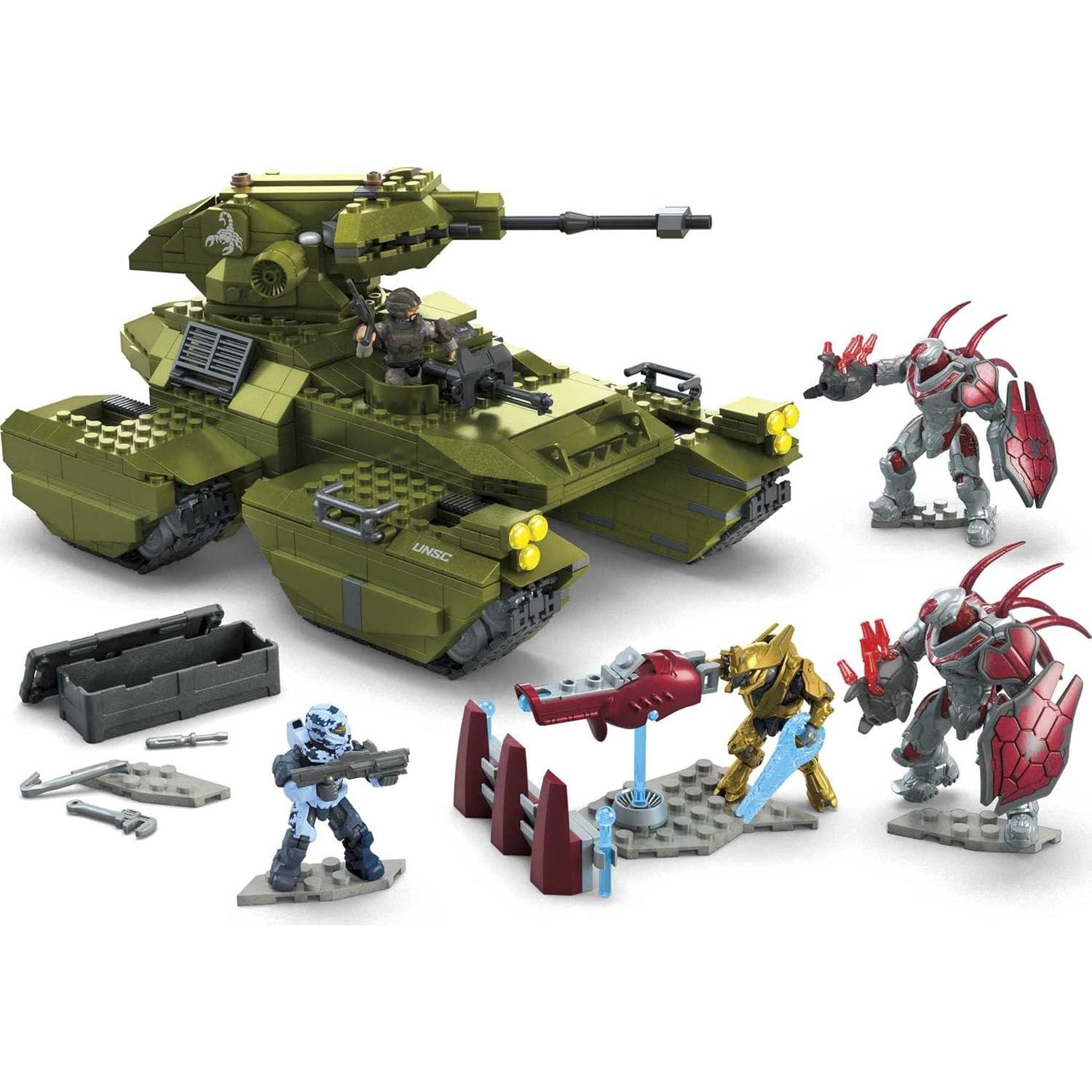 Set de Construcción MEGA Halo Tanque Scorpion UNSC 993 Piezas