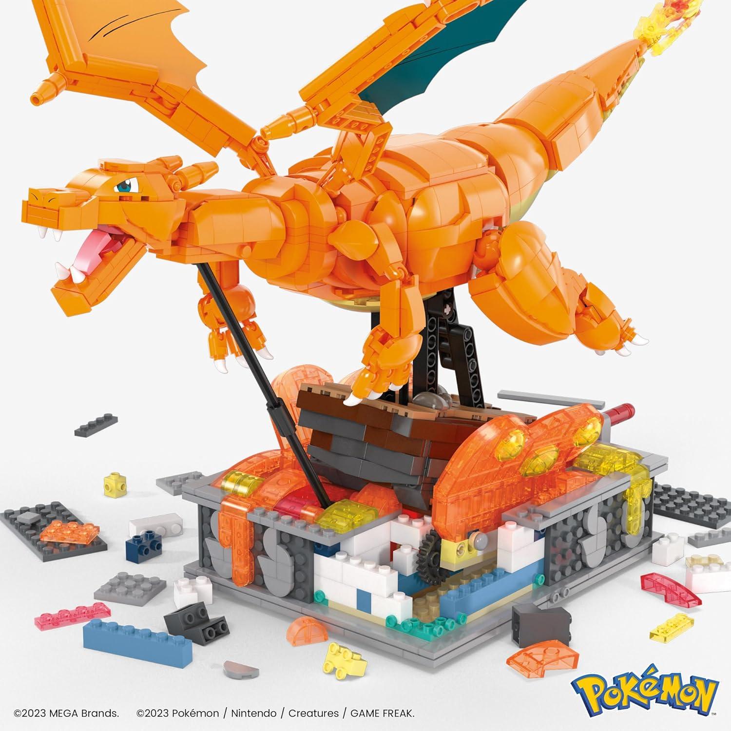 Juguete de Construcción Charizard Mattel 1664 Piezas Movible