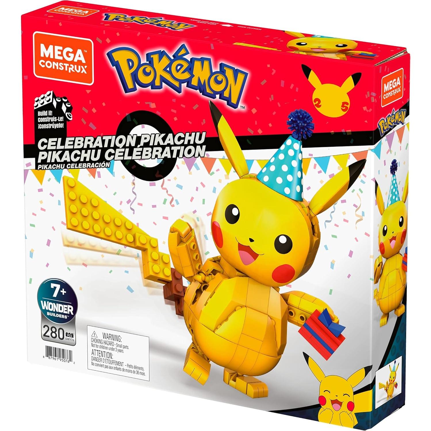 Mega Construx Pikachu 25 Años - Set de Construcción