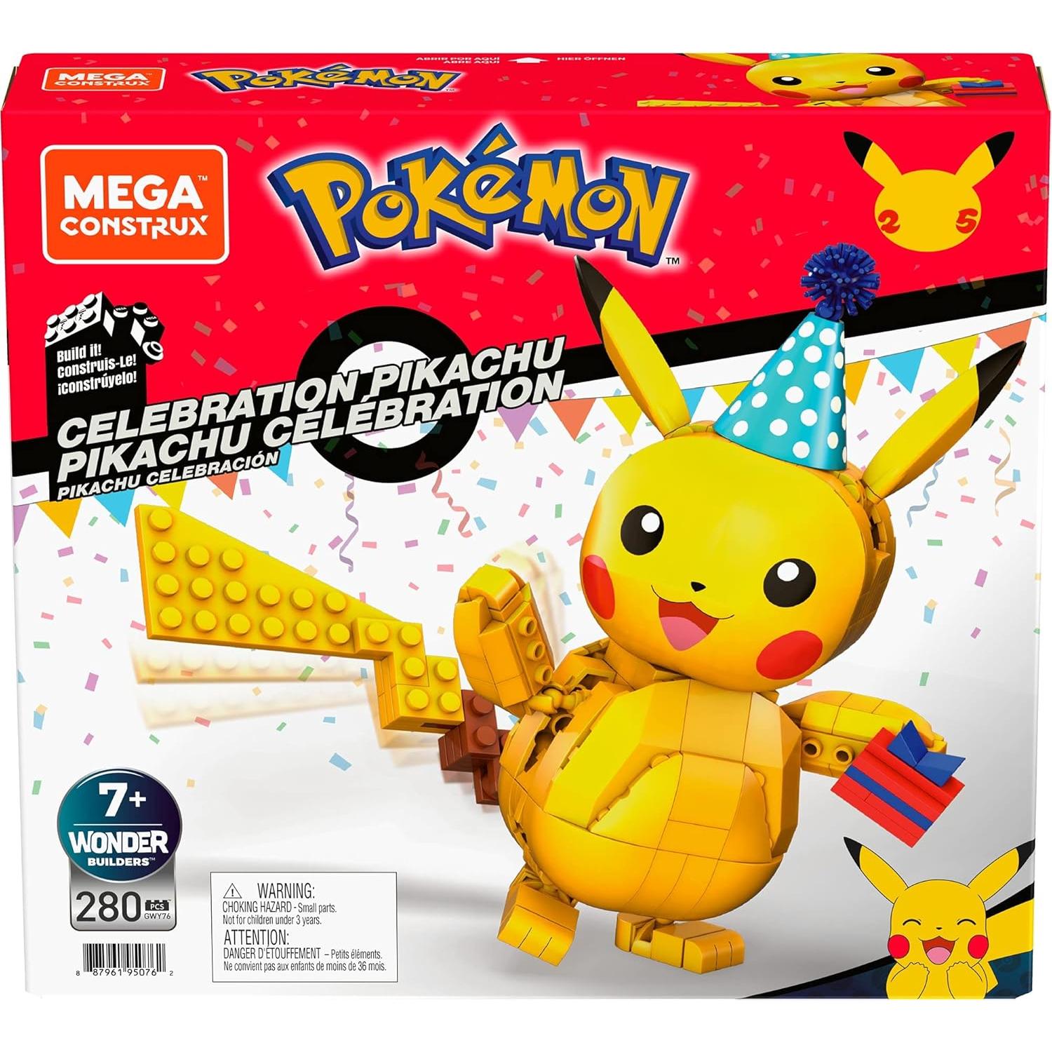 Mega Construx Pikachu 25 Años - Set de Construcción