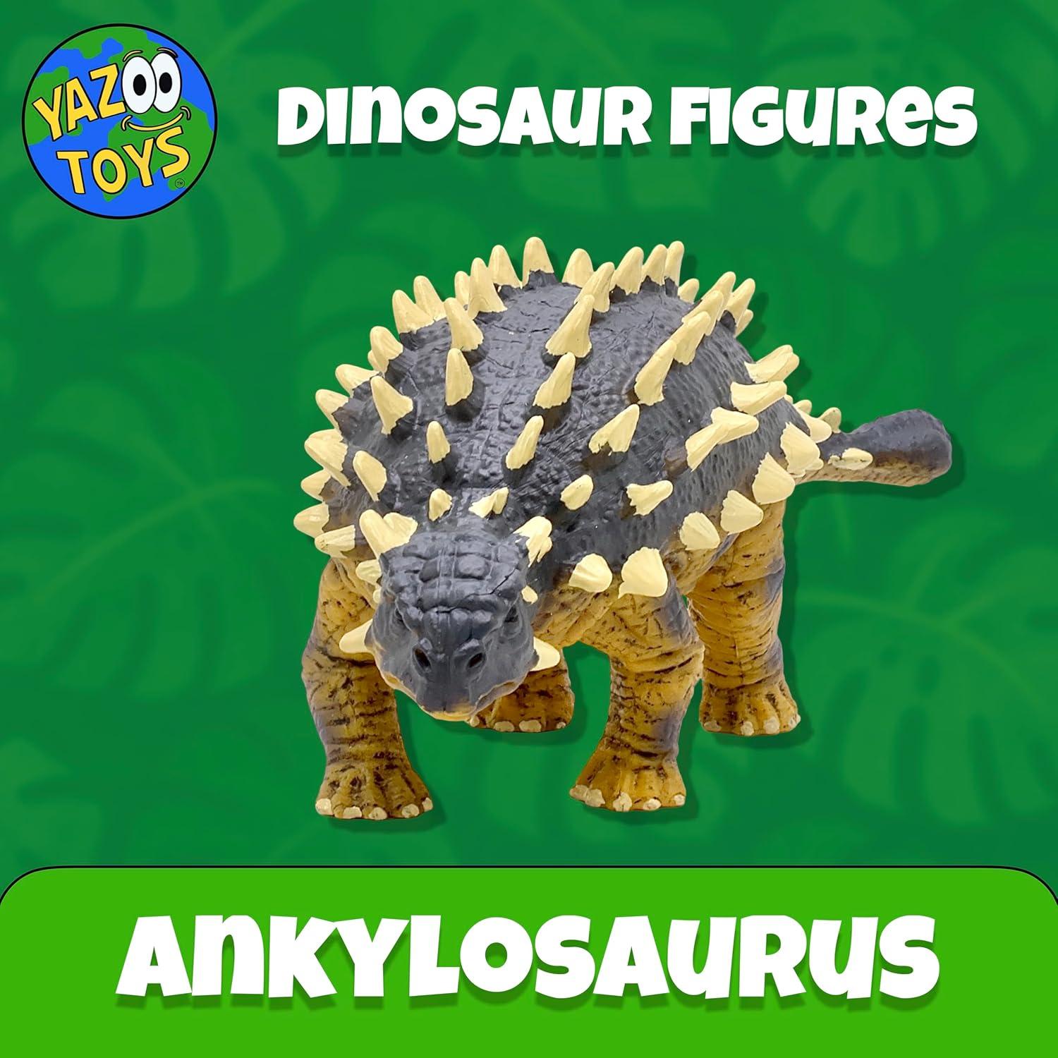 Figura de Dinosaurio Ankylosaurus Yazoo Toys 15 cm Detalle Realista