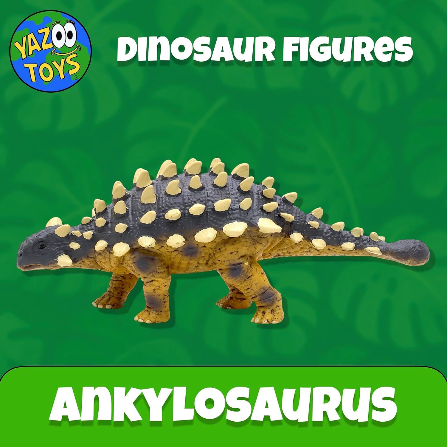 Figura de Dinosaurio Ankylosaurus Yazoo Toys 15 cm Detalle Realista