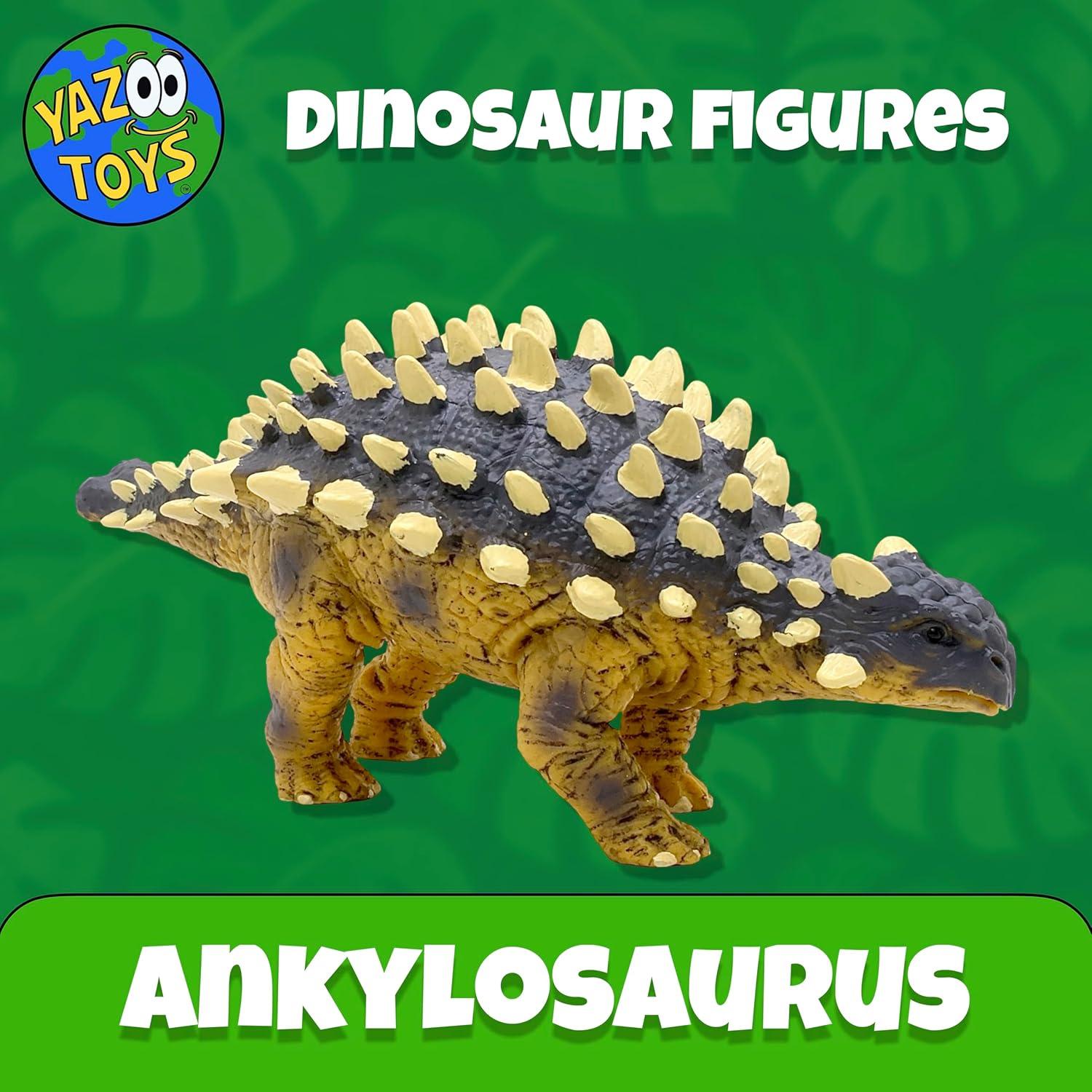 Figura de Dinosaurio Ankylosaurus Yazoo Toys 15 cm Detalle Realista
