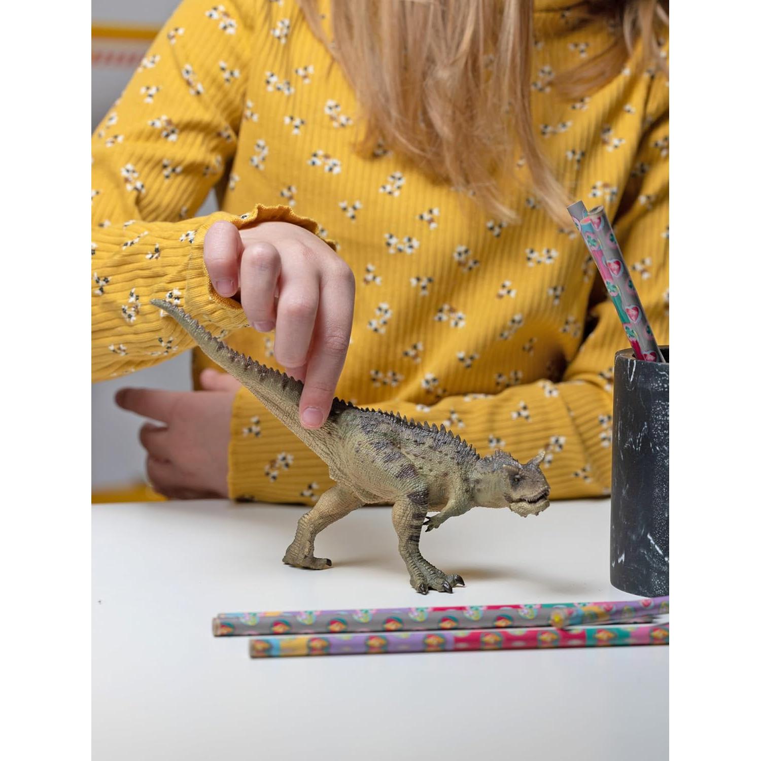 Figura de Dinosaurio Carnotaurus Papo 13cm Pintada a Mano