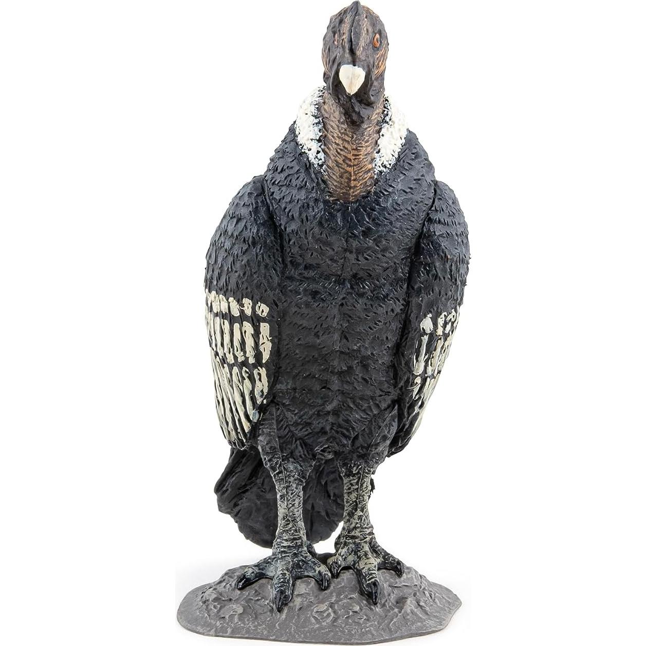 Figura Cóndor Andino Papo 5.5x8x8 cm Pintada a Mano