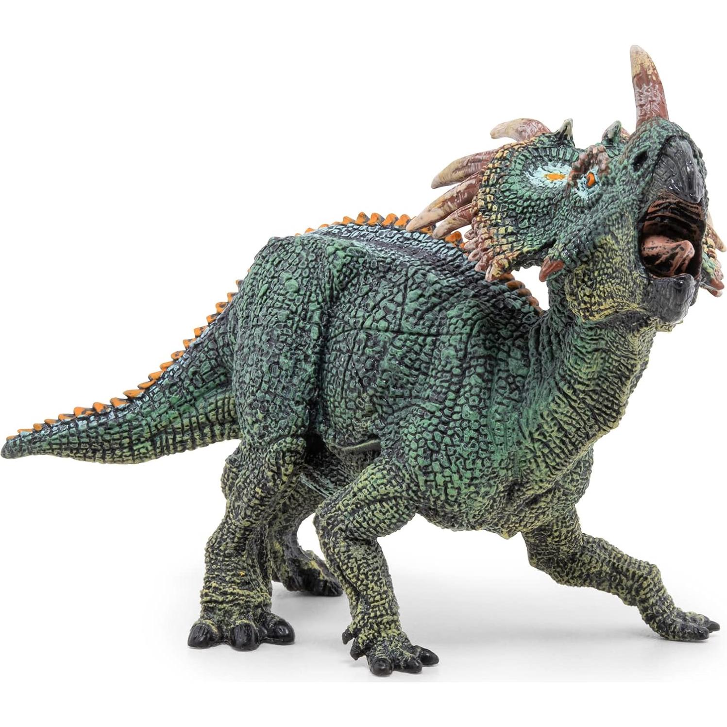 Figura Estiracosaurio Papo 55090 - Dinosaurio Detallado 13.78 cm