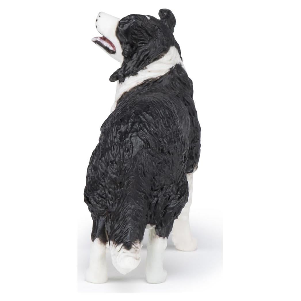 Figura Collie de la Frontera Papo - Pintada a Mano 9.5 cm