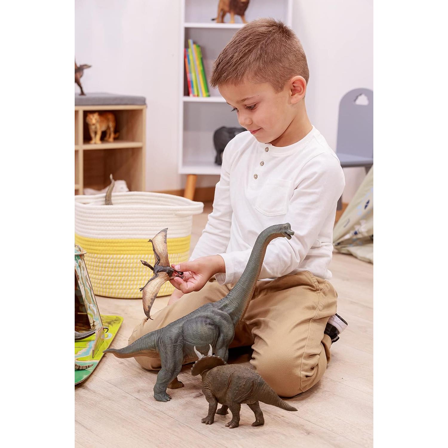 Figura de Dinosaurio Triceratops Papo 22x6.3x10.5cm