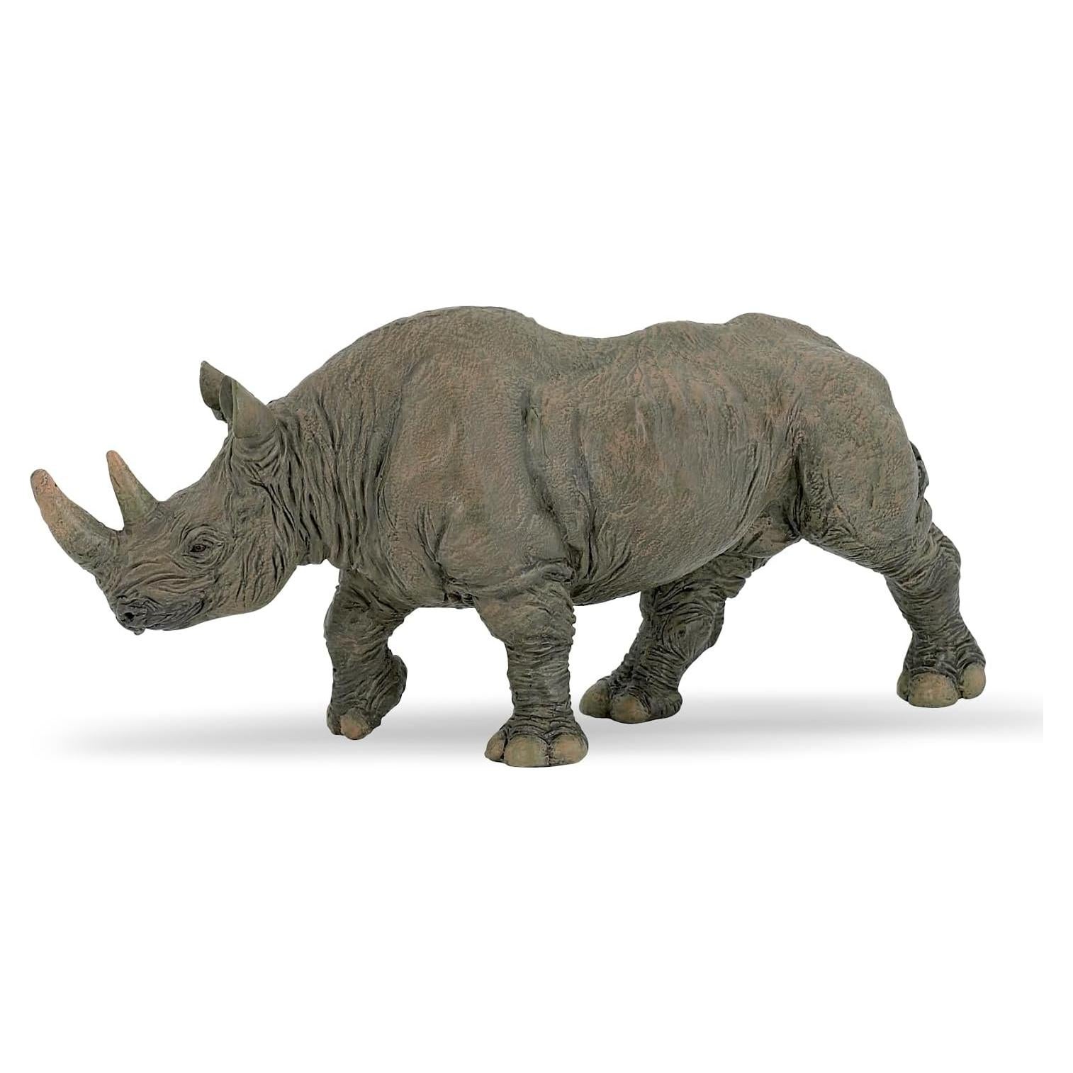 Figura de Juguete Rinoceronte Negro Papo 13.97 cm Detallado