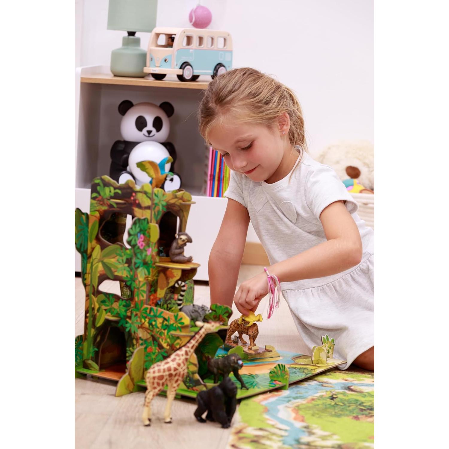 Figura de Juguete Rinoceronte Negro Papo 13.97 cm Detallado