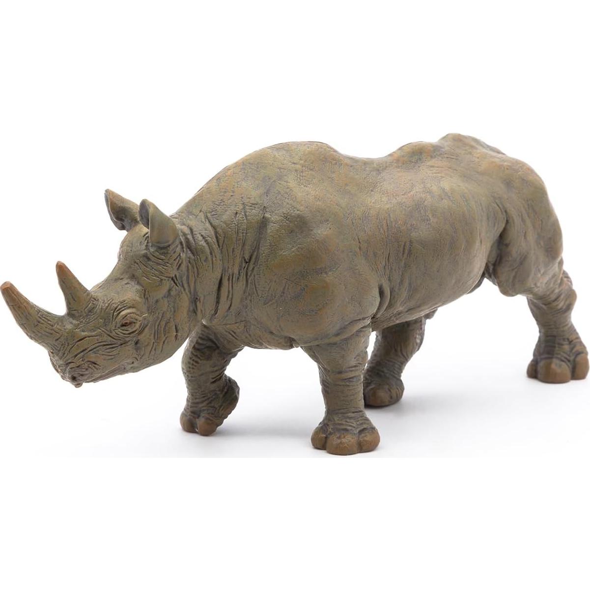 Figura de Juguete Rinoceronte Negro Papo 13.97 cm Detallado