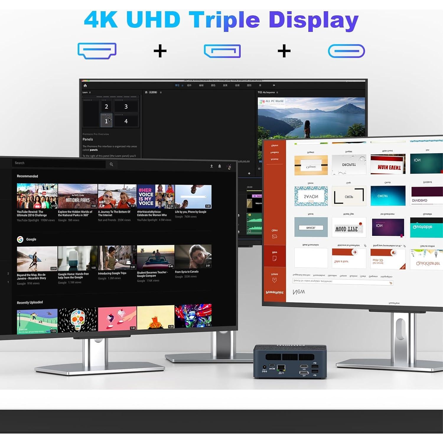 Mini PC AWOW HI12 i5-12600H 32GB RAM 1TB SSD 4K