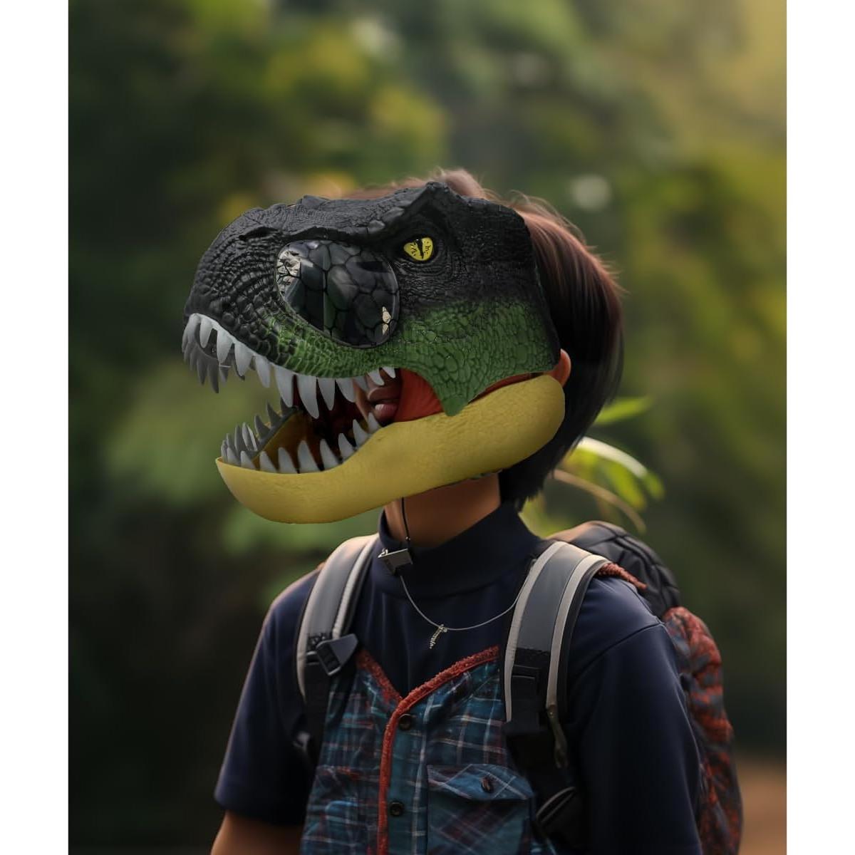 Máscara de Dinosaurio Lexibook RPDINO01 con Mandíbula Móvil y Sonidos