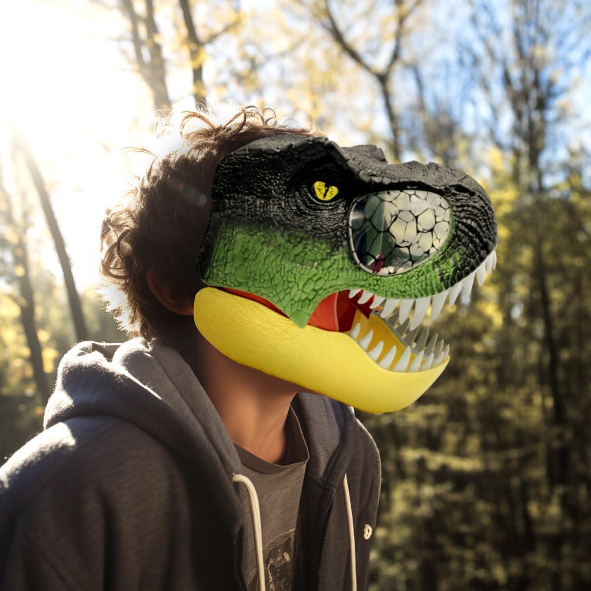 Máscara de Dinosaurio Lexibook RPDINO01 con Mandíbula Móvil y Sonidos