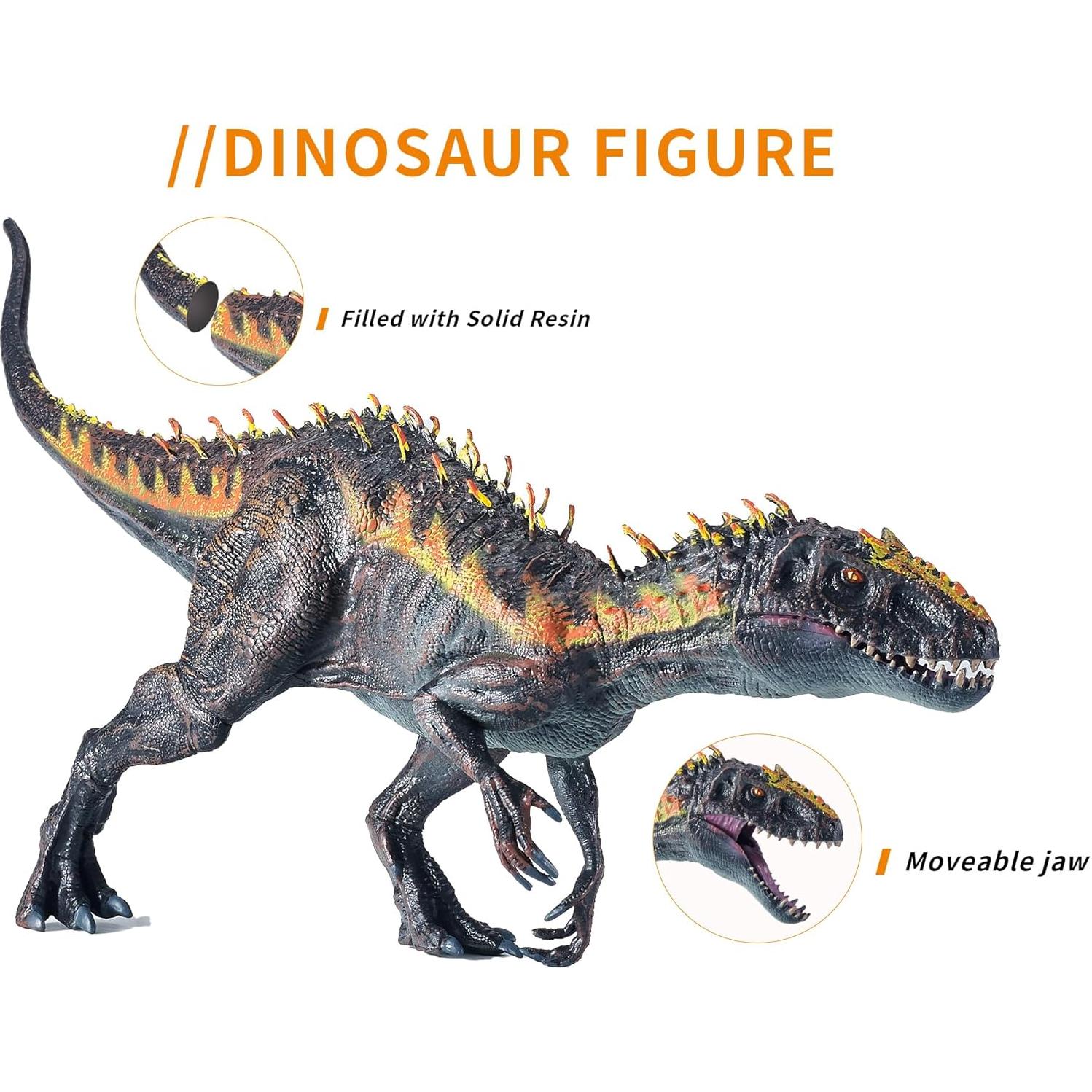 Juego de figuras de dinosaurios JR Park T-Rex 39.88 cm