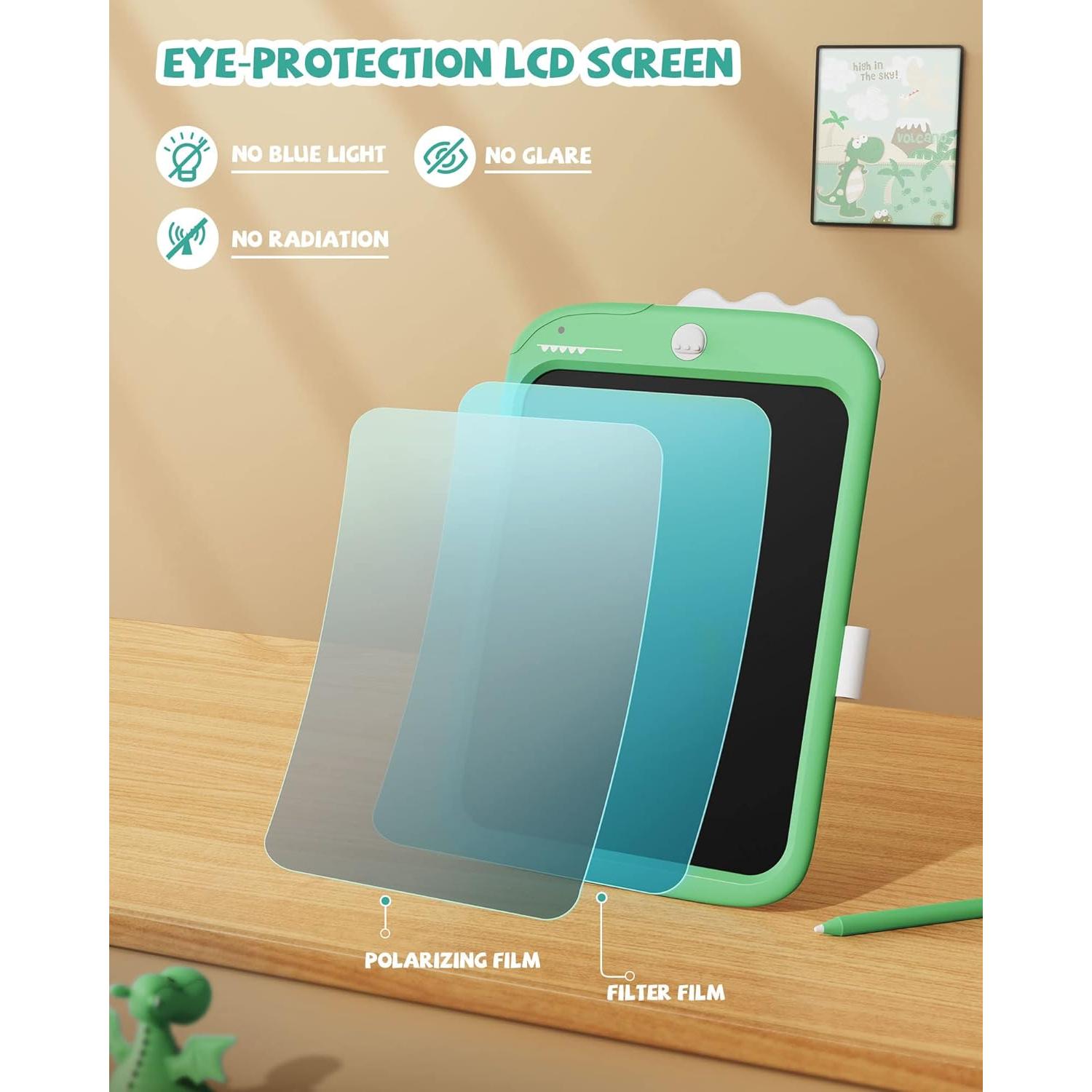 Tableta de Escritura LCD TEKFUN 10" Verde para Niños