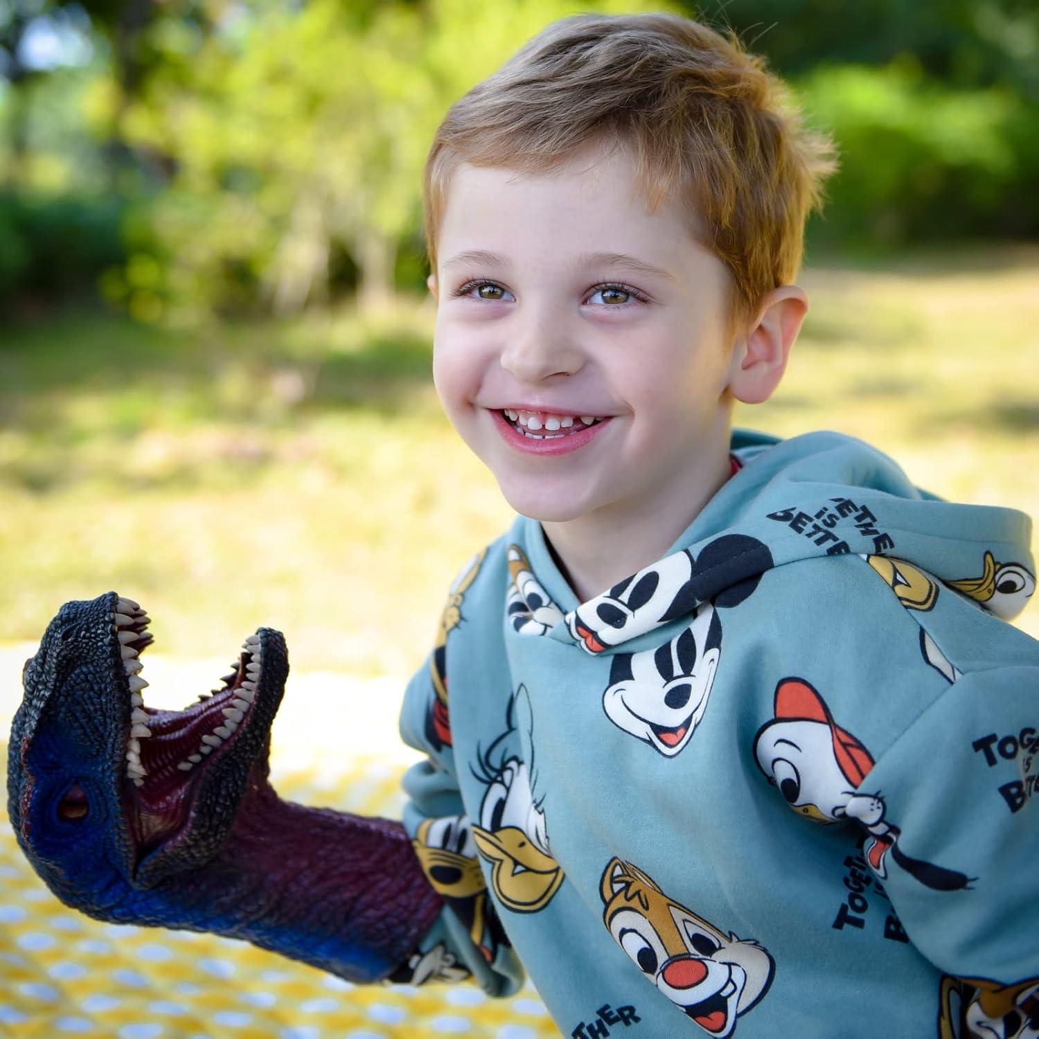 Títere de Mano Dinosaurio Velociraptor Gemini 26.9x21.1cm