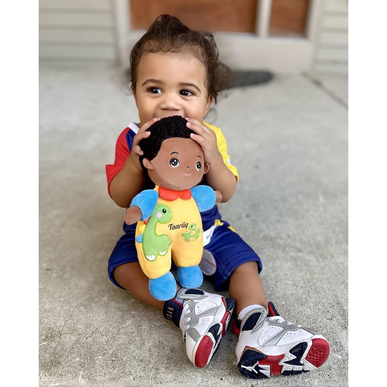 Muñeca Suave Negra OUOZZZ para Niños 30.5 cm Regalo Cumpleaños