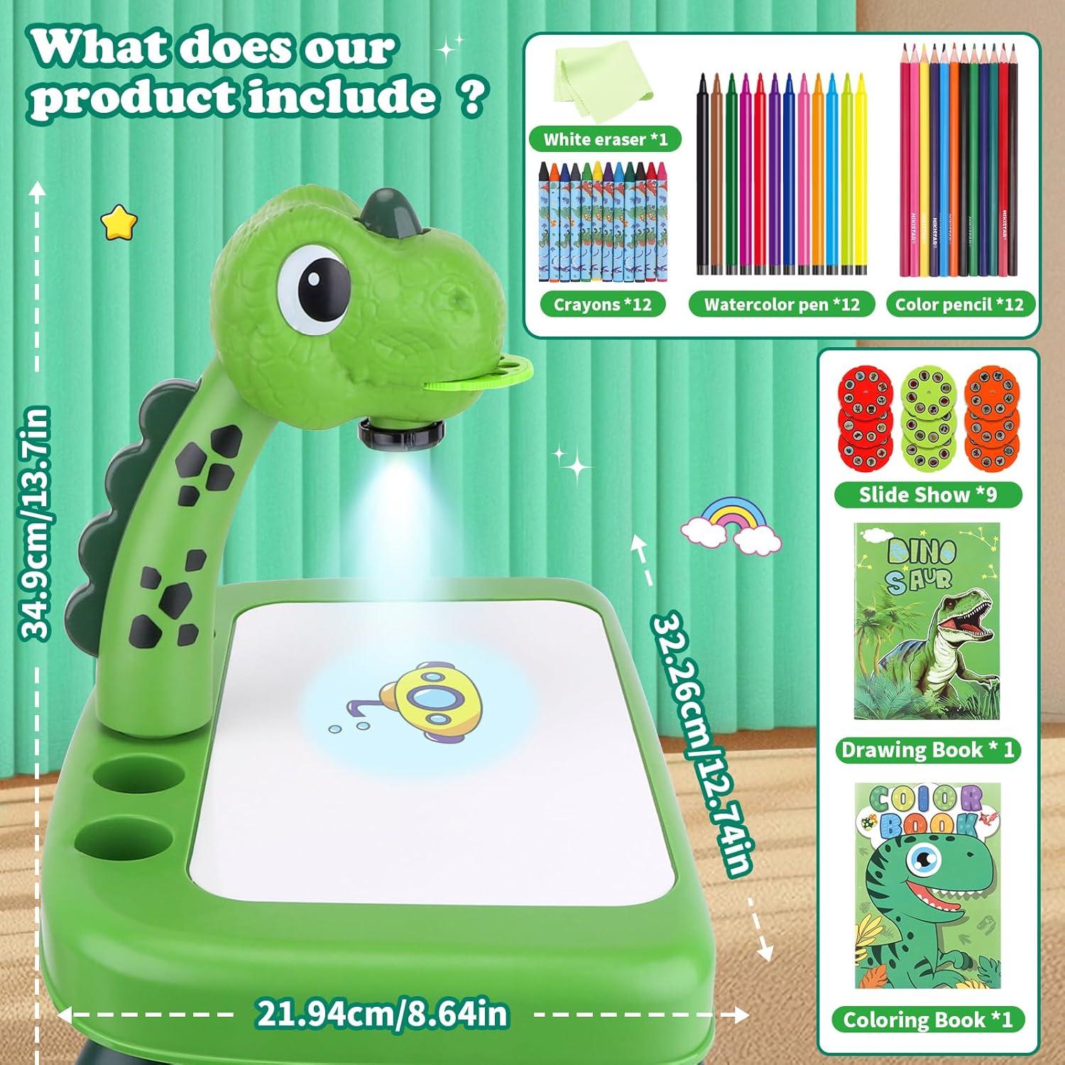 Proyector de Dibujo Hoarosall Kit de Dinosaurios para Niños