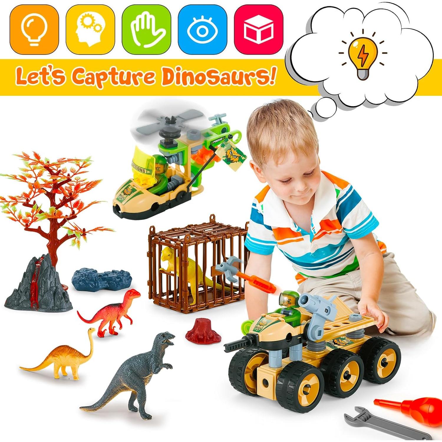 Set de Construcción HOMETTER Dinosaurios 94 Piezas 5+ Años