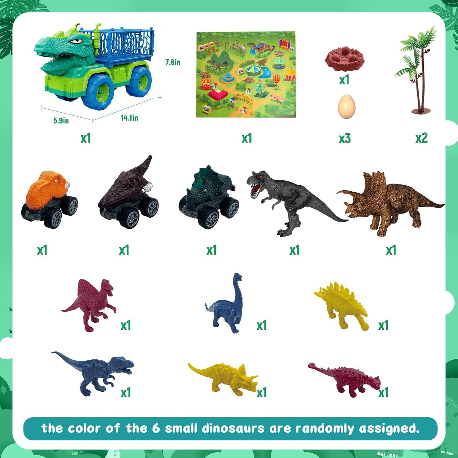 Set de Juguetes de Dinosaurios 19 en 1 MindPal para Niños