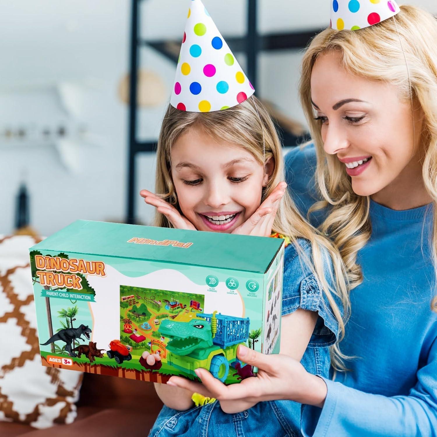 Set de Juguetes de Dinosaurios 19 en 1 MindPal para Niños