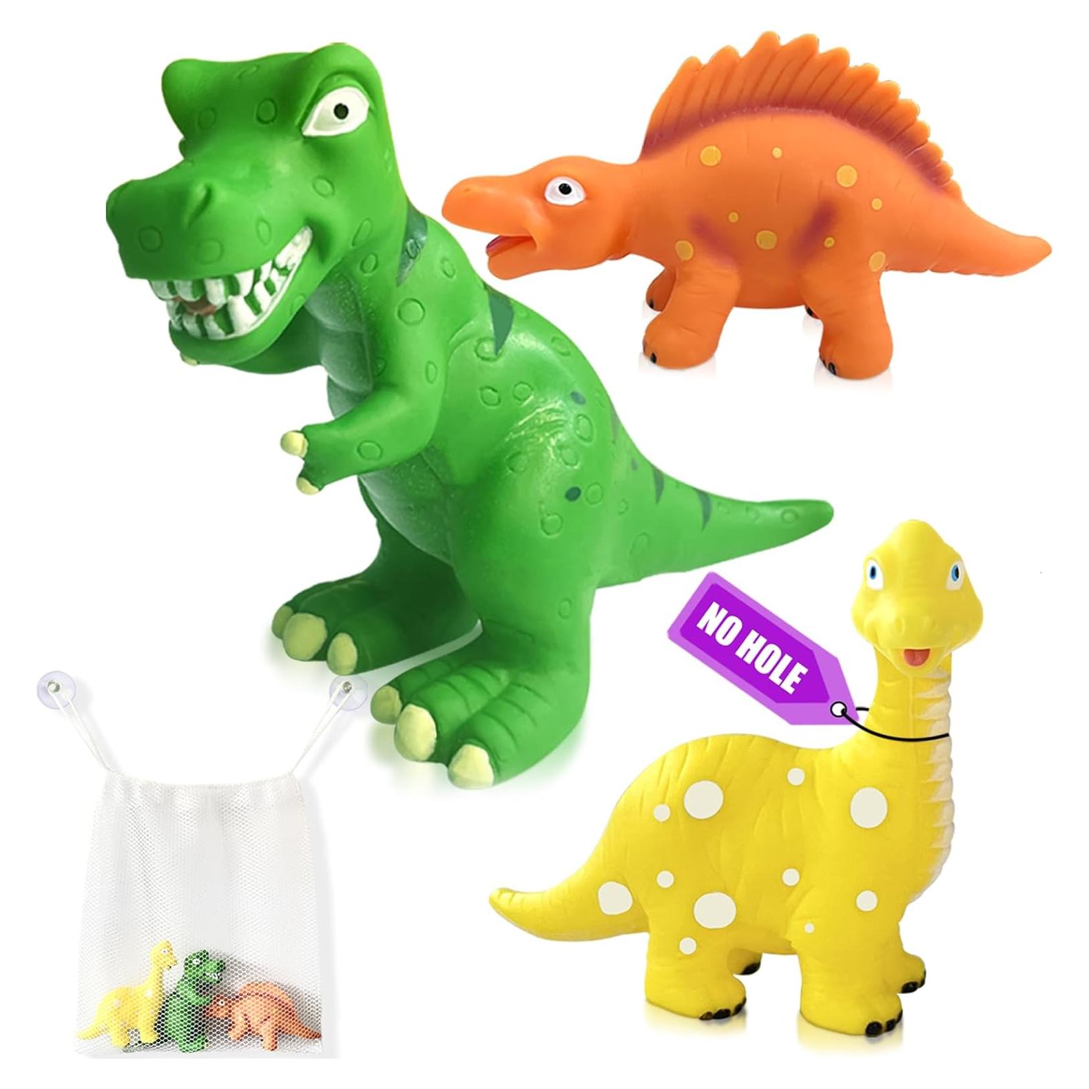 Juguetes de baño dinosaurios Shantou 3 piezas para 6-36 meses