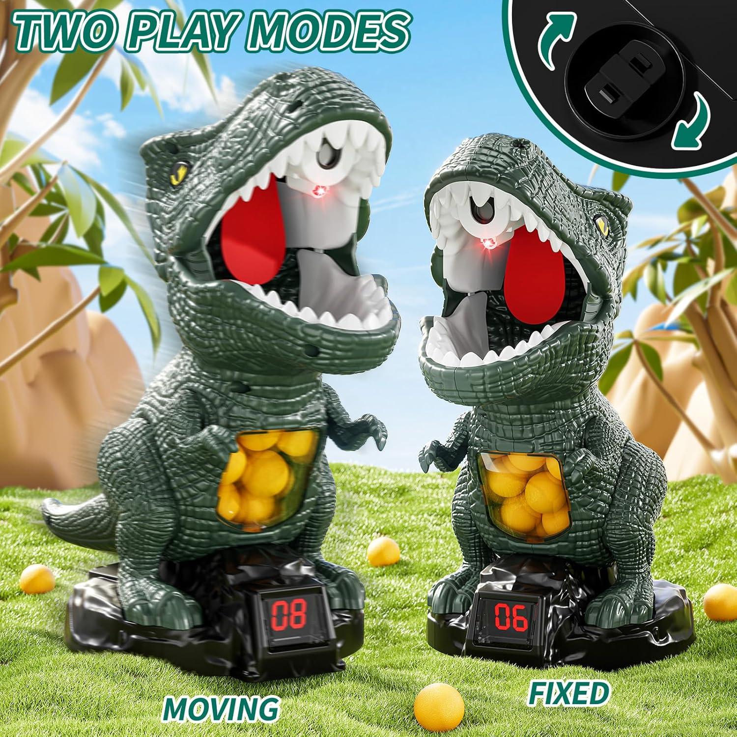 Juguete de Disparo Dinosaurio JUKUDAHU Verde Oscuro 25 cm