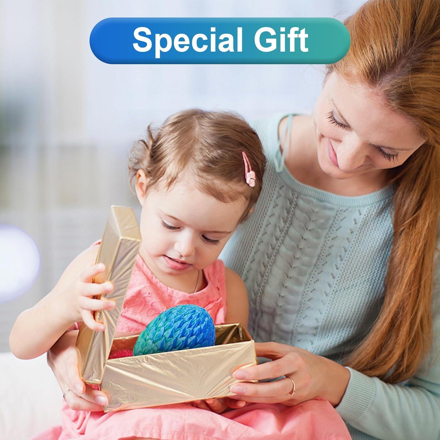 Huevo de Dragón 3D Flavery 30.48 cm Mezcla Verde Azul