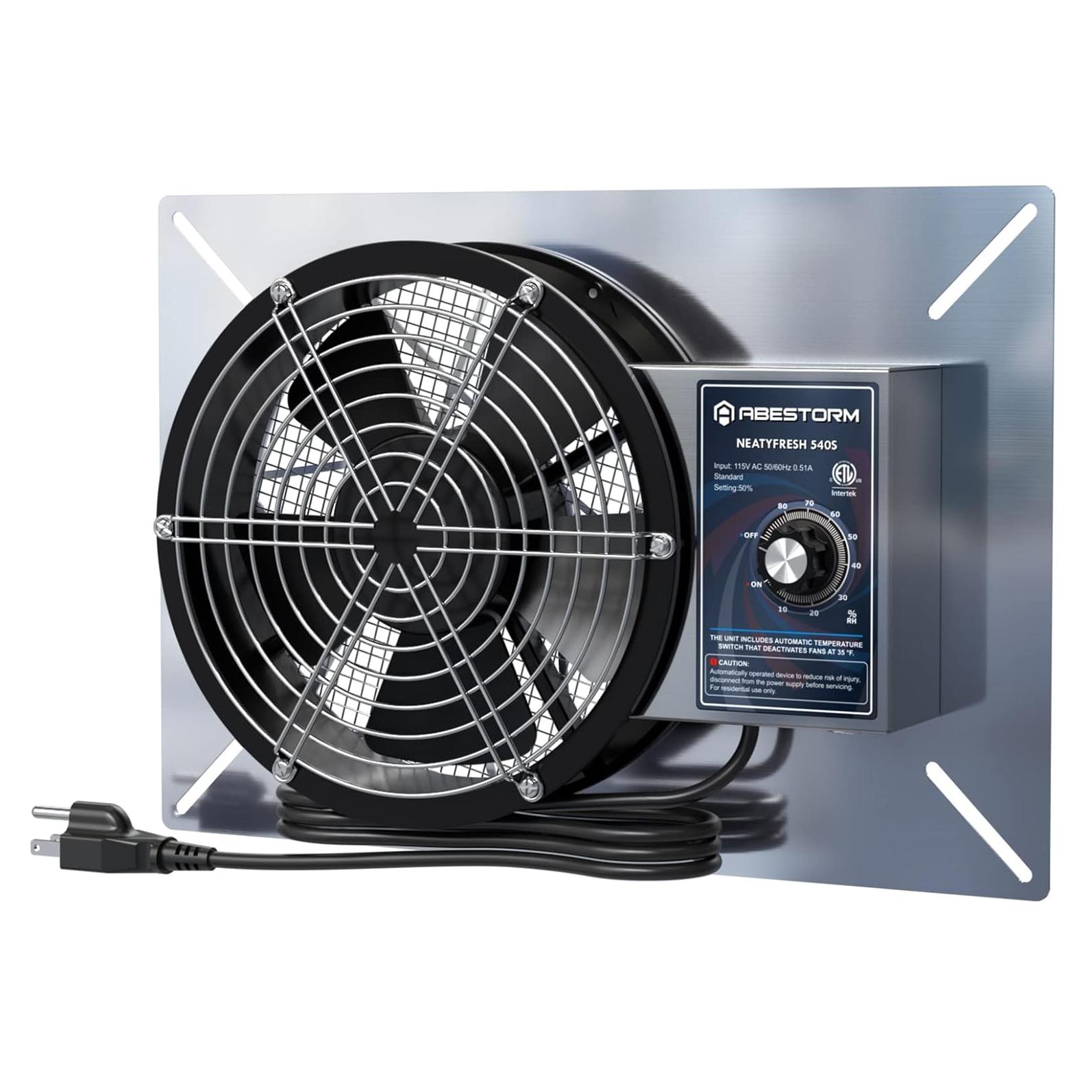 Ventilador de Ventilación Abestorm 540S 540CFM IP55 22.1cm