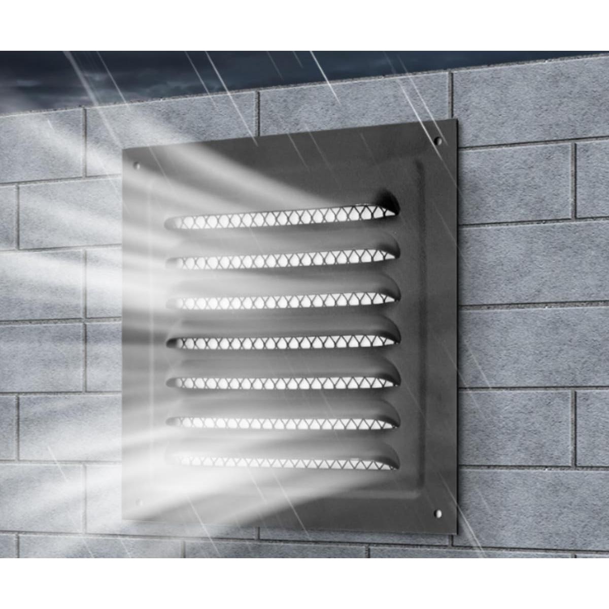 Ventilador de Ático TVKJHG 6x6" Metal 2 Piezas con Rejilla