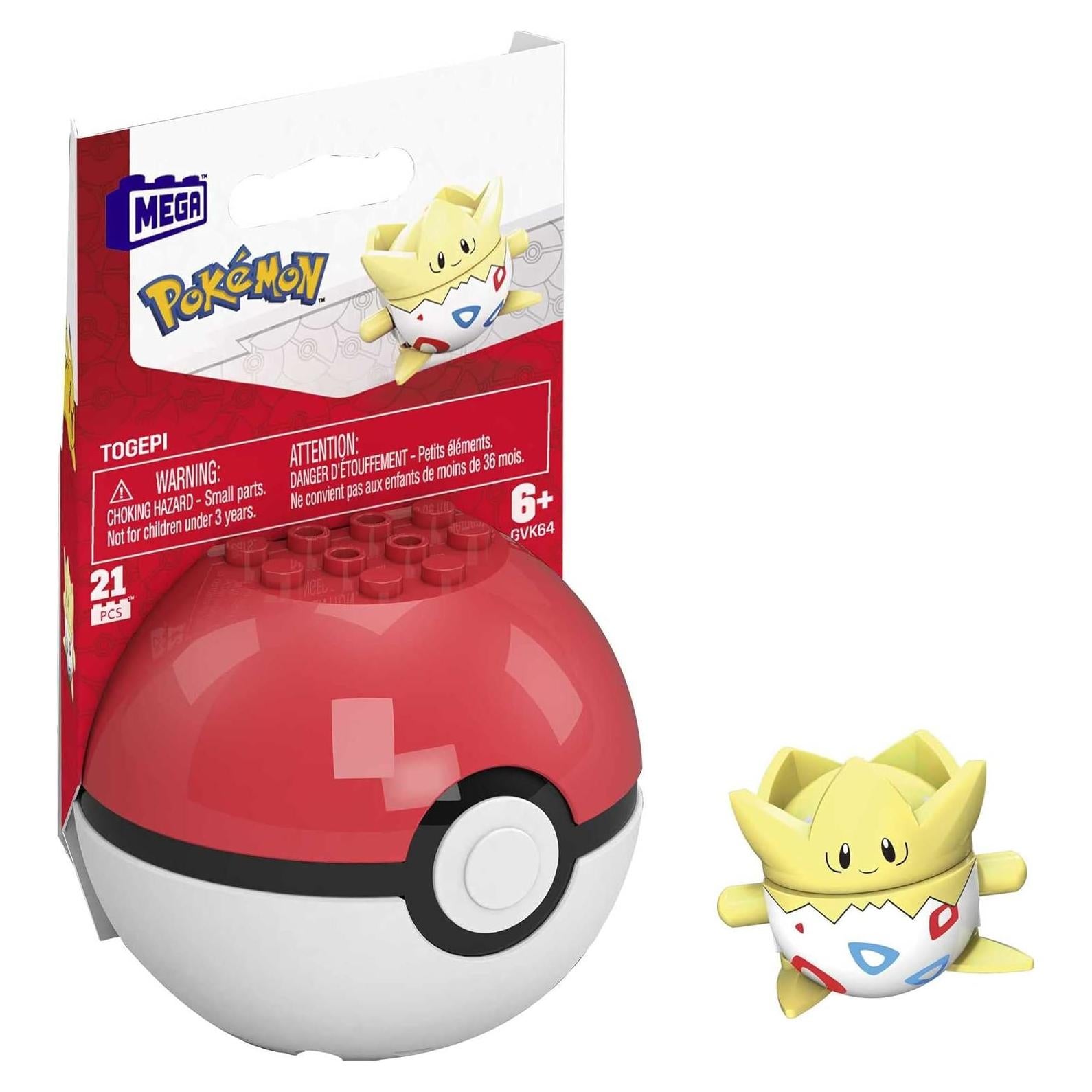 Set de Construcción Mega Construx Pokemon Togepi 21 Piezas