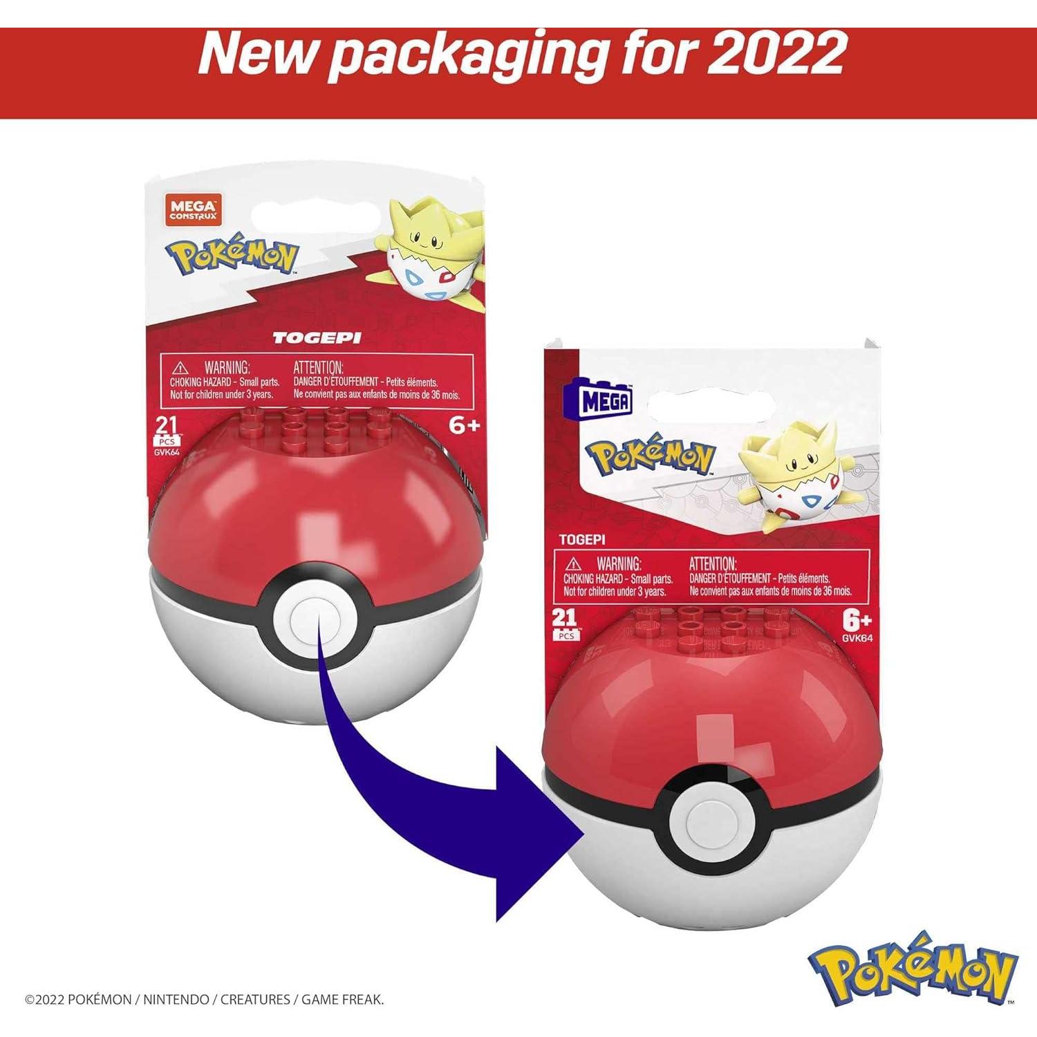 Set de Construcción Mega Construx Pokemon Togepi 21 Piezas