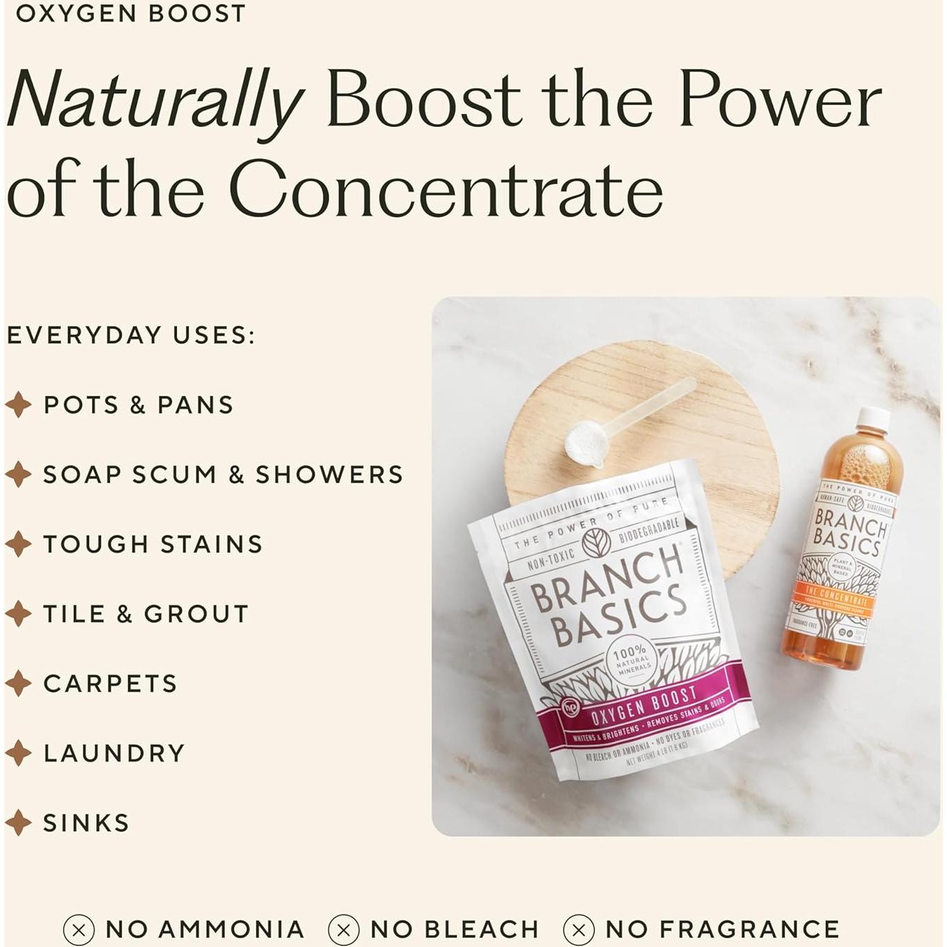 Kit de Limpieza Ecológico Branch Basics - 5 Botellas de Vidrio