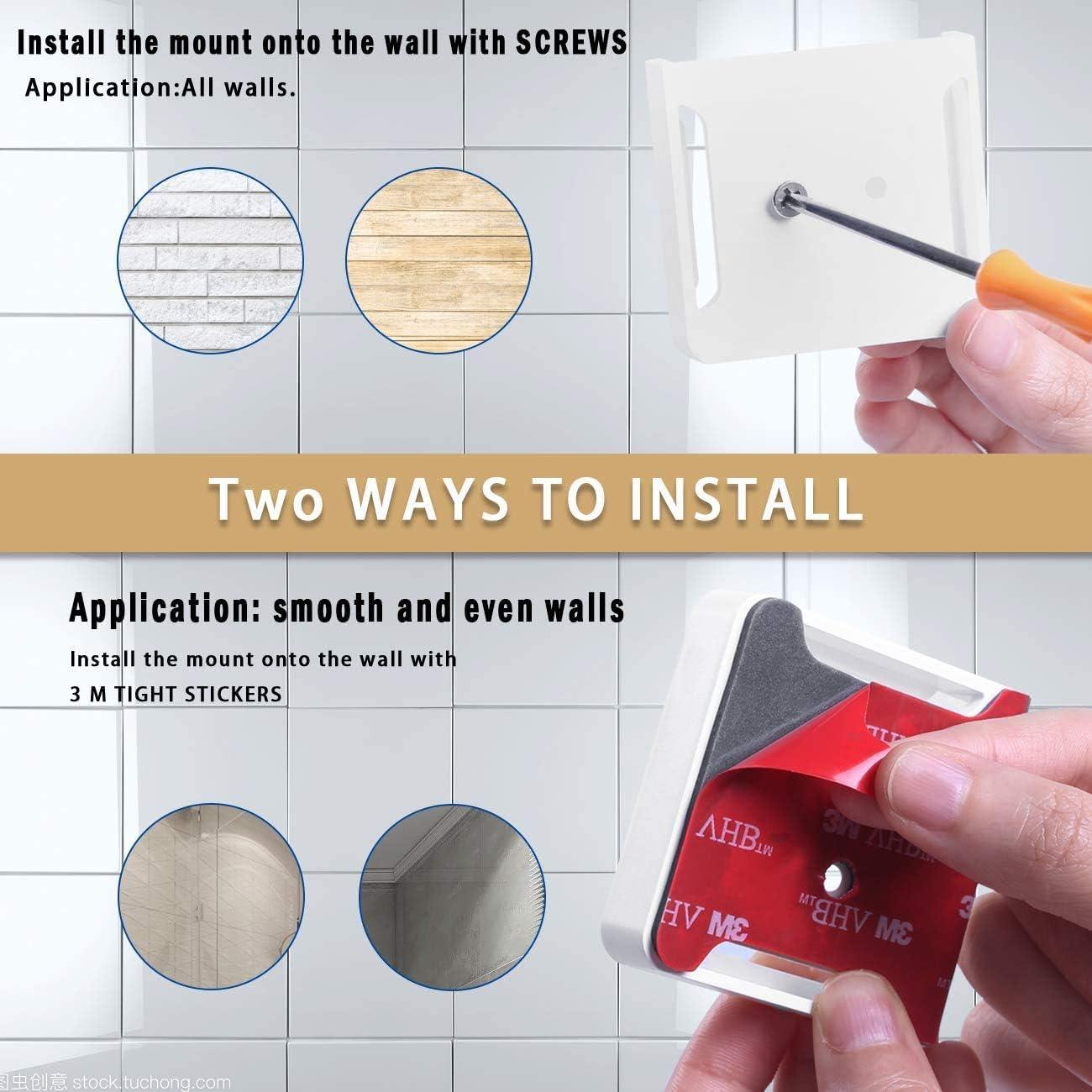 Kit de Montaje en Pared 4PACK VOMENC para Wyze Cam V1/V2 - Adhesivo Fuerte