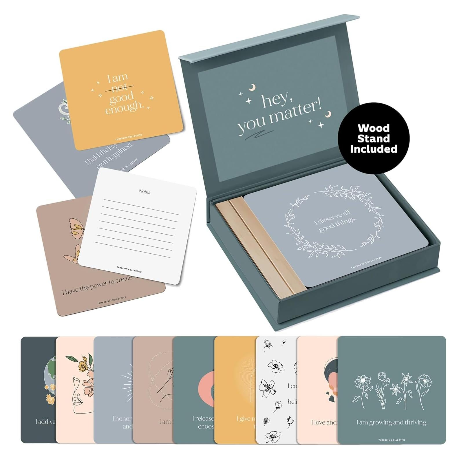 Tarjetas de Afirmación ThreeKin - 30 Mensajes Positivos