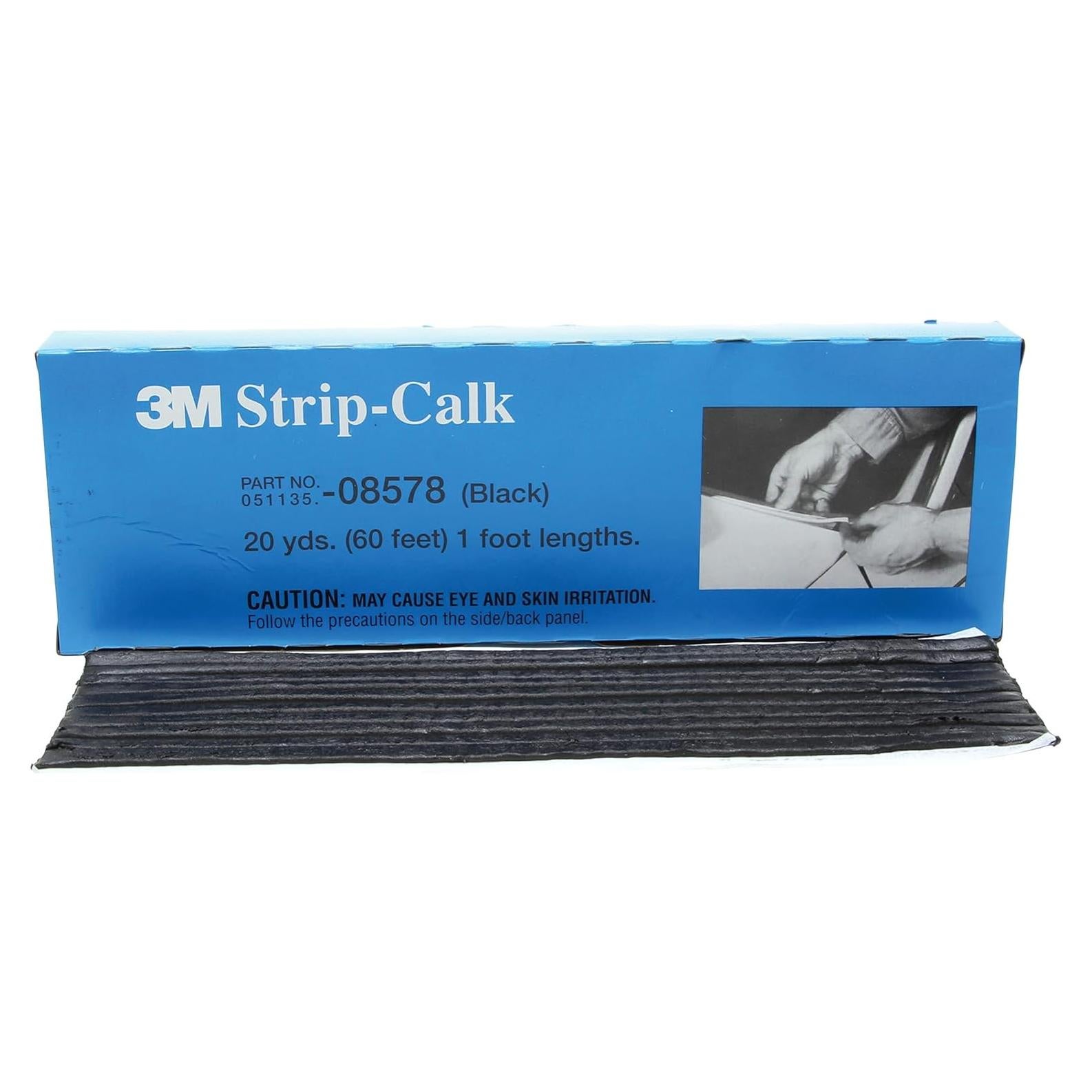 Tira de Caucho Butílico 3M 08578, 60 Unidades, 30.8 cm, Negro