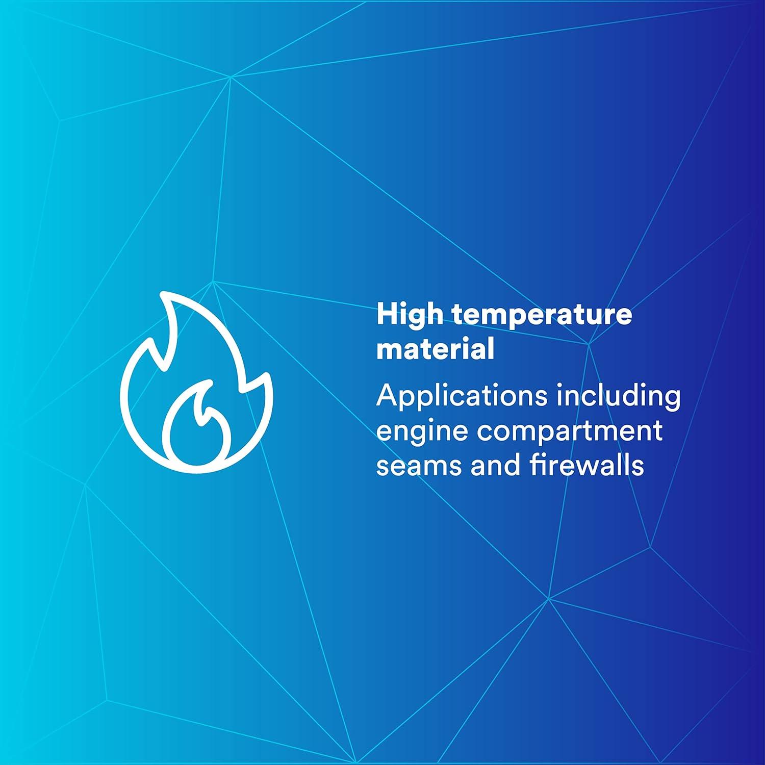 Tira de Caucho Butílico 3M 08578, 60 Unidades, 30.8 cm, Negro