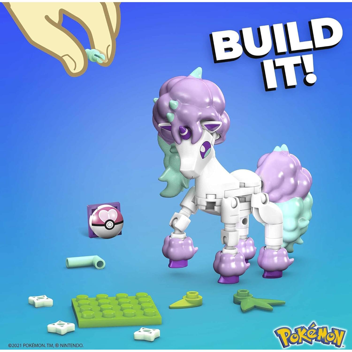 Set de Construcción Mega Construx Galarian Ponyta 64 Piezas