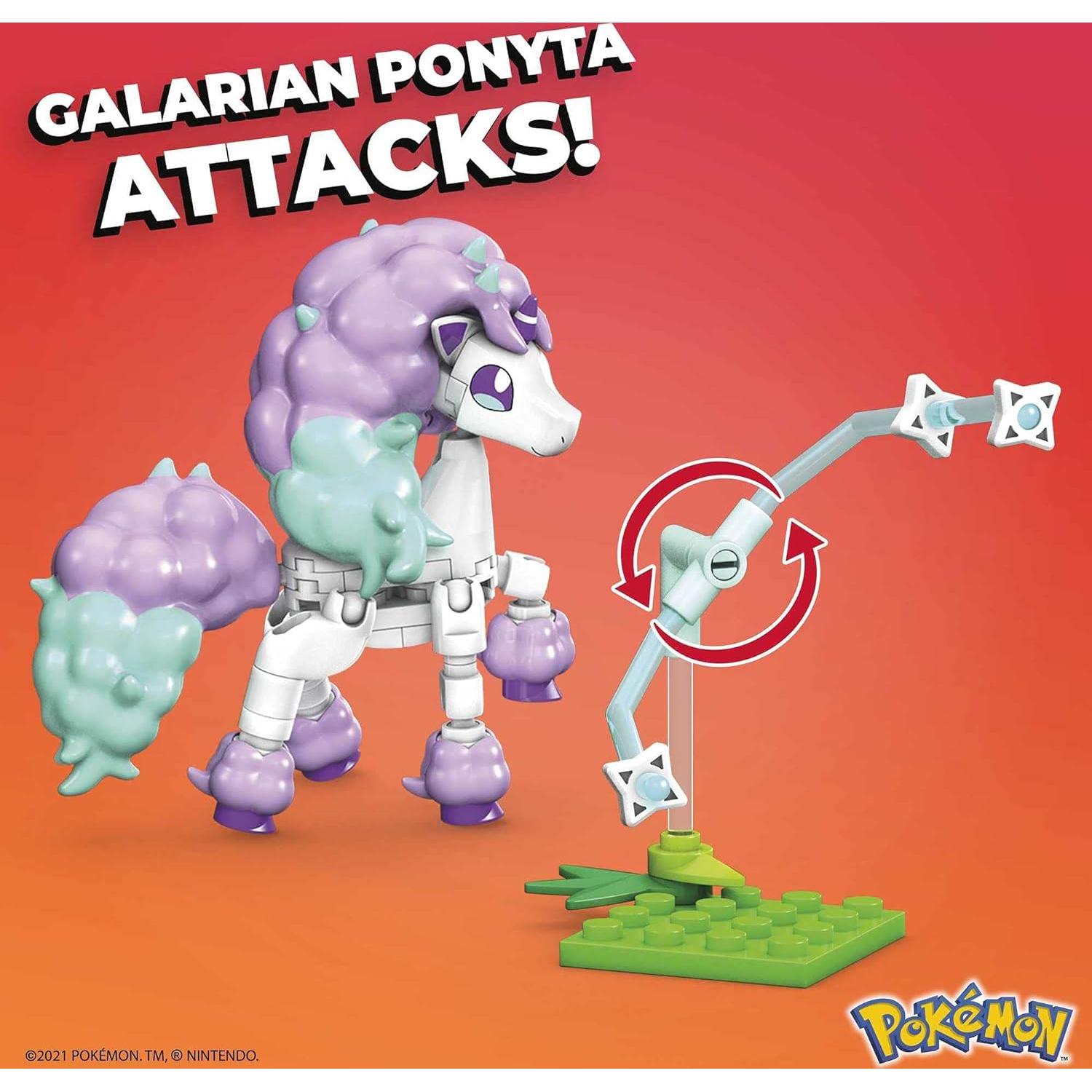 Set de Construcción Mega Construx Galarian Ponyta 64 Piezas