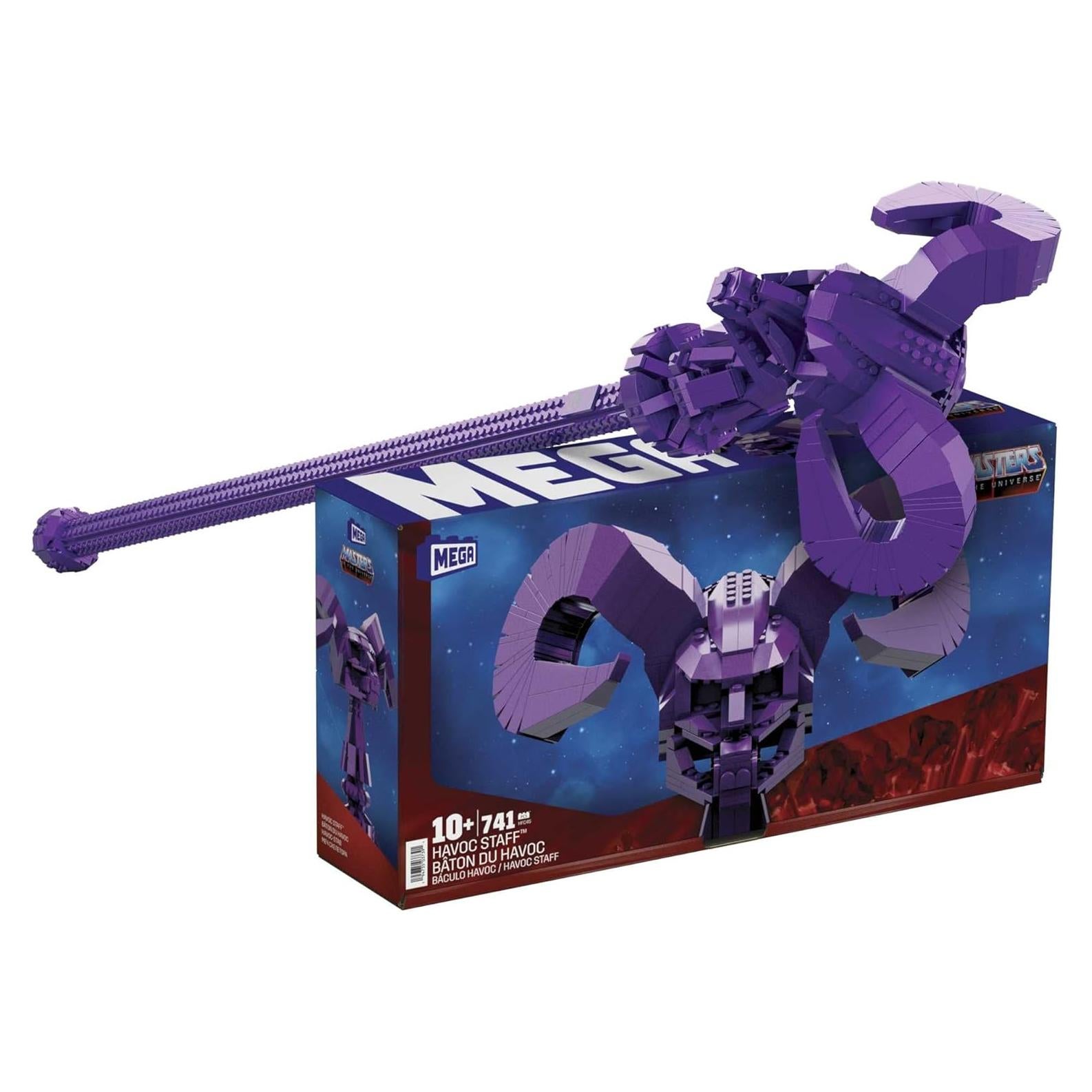 Set de Construcción Mega Maestros del Universo Bastón de Havoc
