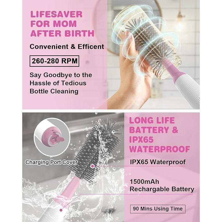 Limpiador Eléctrico de Biberones Angeland - Recargable y Portátil