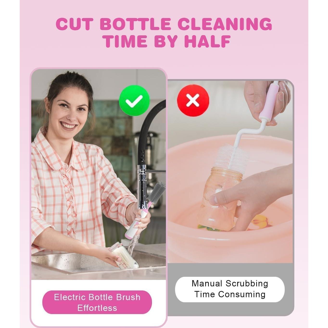 Limpiador Eléctrico de Biberones Angeland - Recargable y Portátil