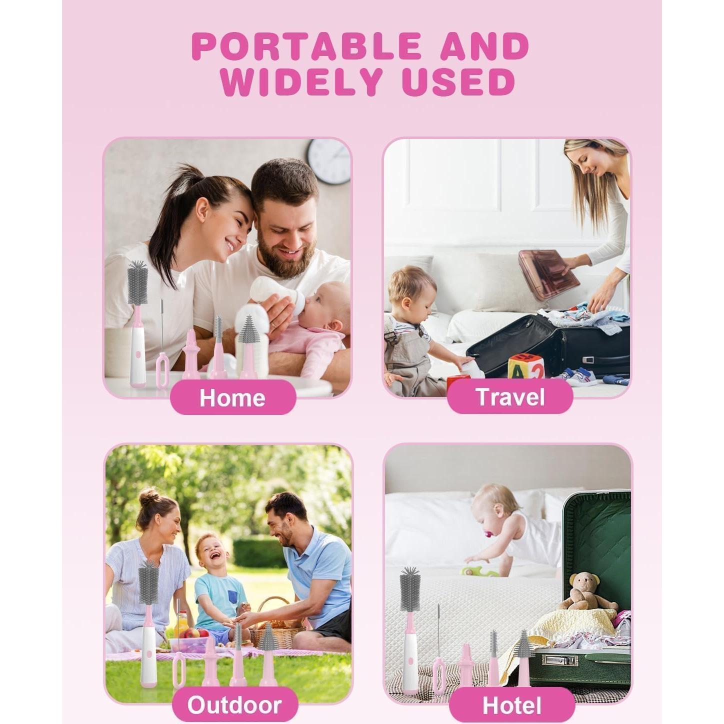 Limpiador Eléctrico de Biberones Angeland - Recargable y Portátil